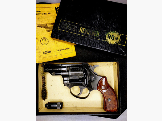 Röhm RG79 Schreckschuss Revolver brüniert (PTB 341) Rg 79 OVP
