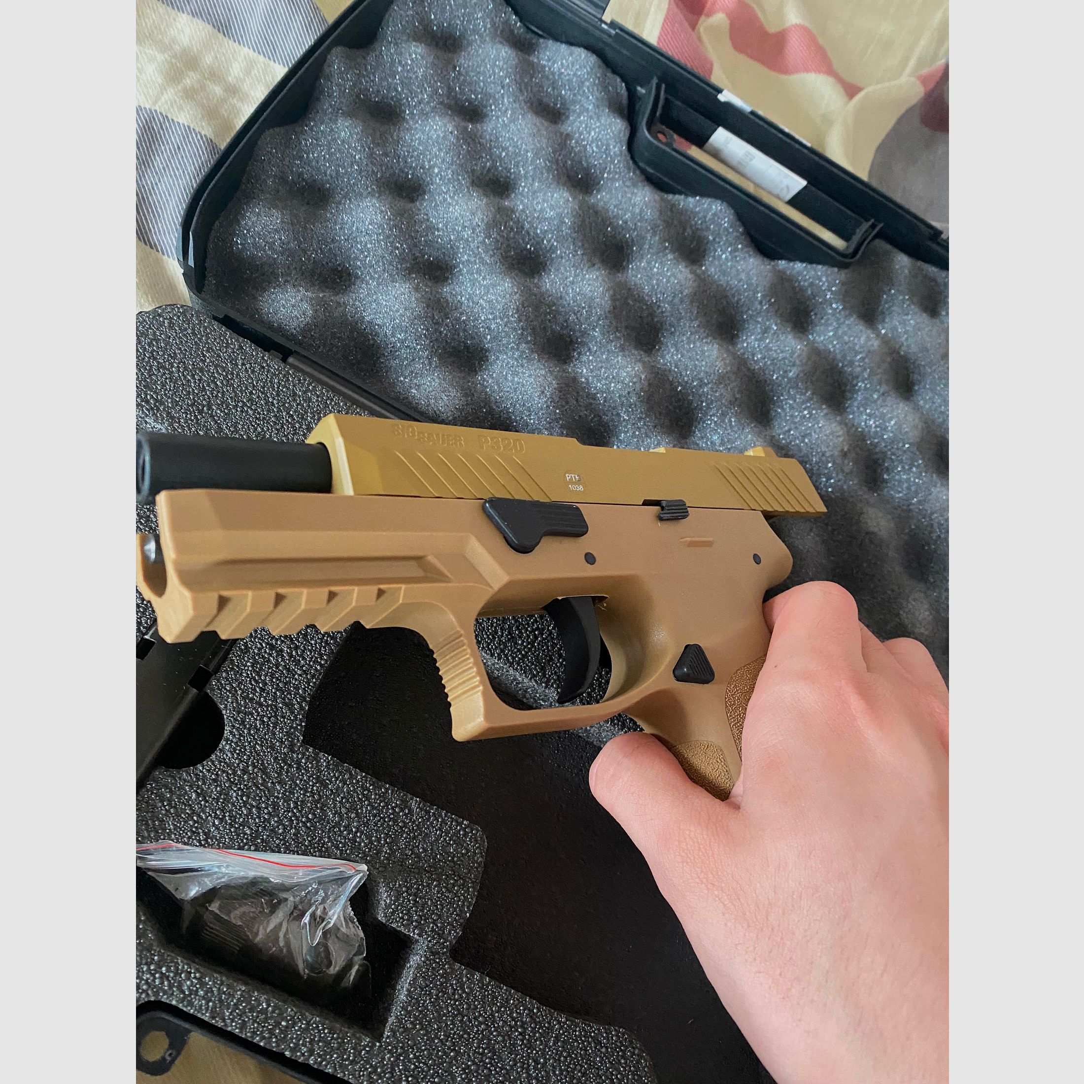 Sig sauer p320 Schreckschuss ungeschossen