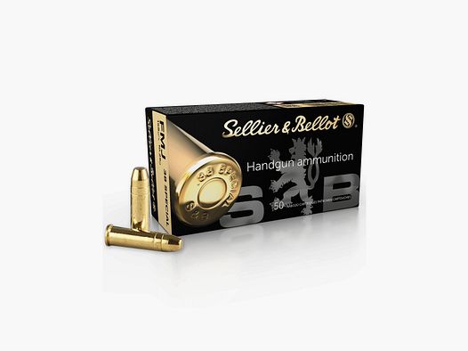 Cartucce Sellier & Bellot cal. 38 SP FMJ 158 gr 50 pz