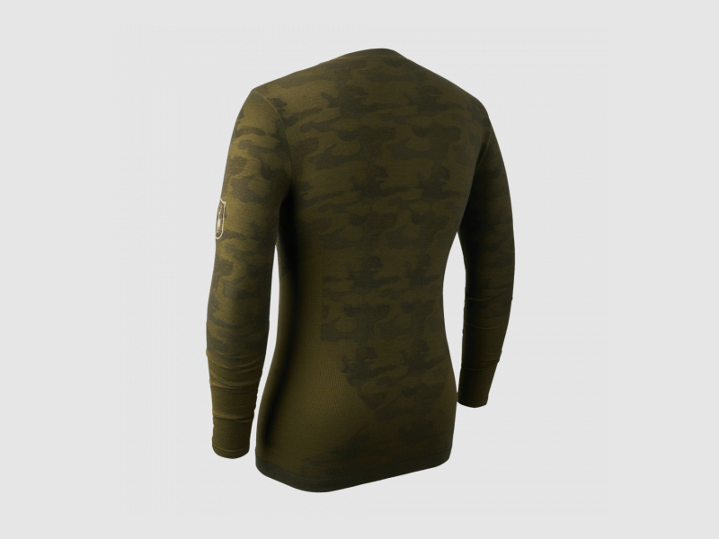 Deerhunter Camou camiseta interior de lana, imagen 2 de 2
