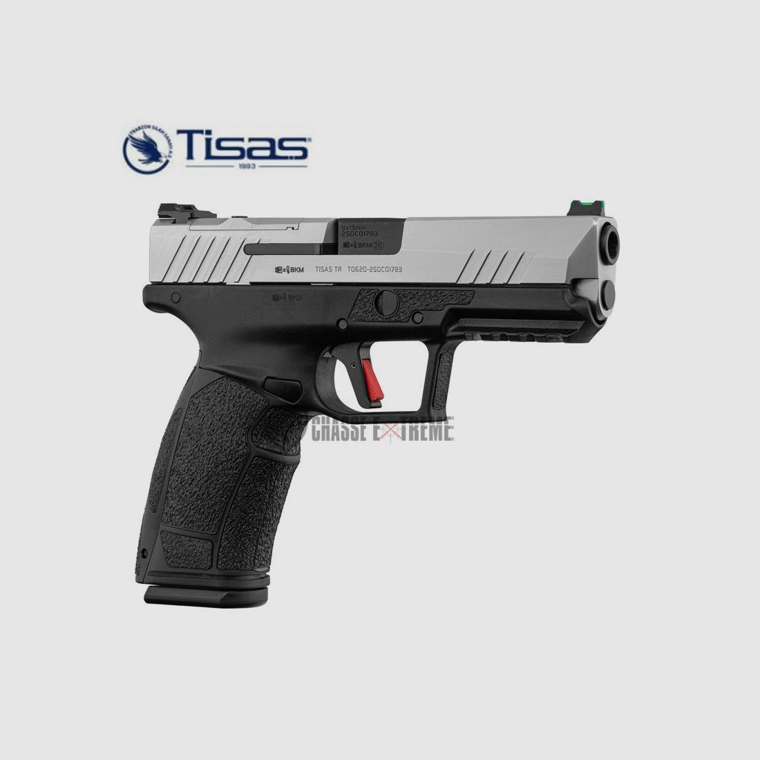 TISAS PX-9 Duty GEN 3 Pistol Kal 9x19 mm Bicolor Zwart/RVS, afbeelding 3 van 5