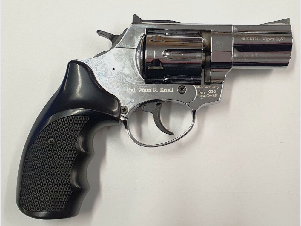 Ekol Schreckschussrevolver Ekol Viper 2,5'', 9mm R.K., chrom, gebraucht