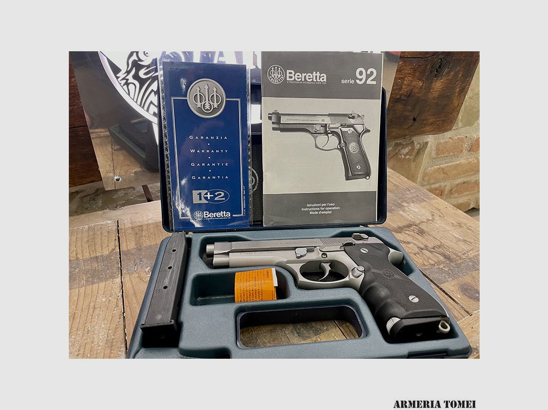 USATO – PISTOLA – BERETTA 98FS INOX cal. 9×21, immagine 5 di 5