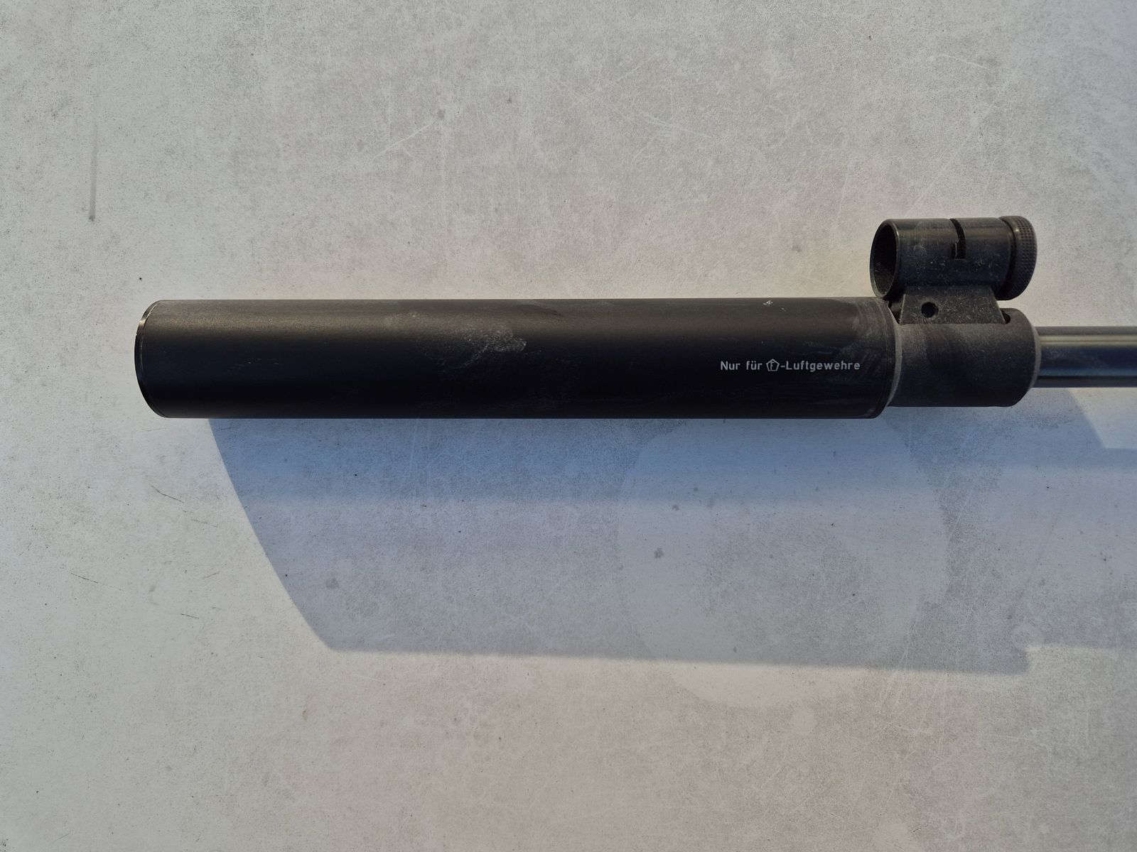 Weihrauch HW 35 Luftgewehr, Kaliber 4,5mm, mit Zielfernrohr und Schalldämpfer