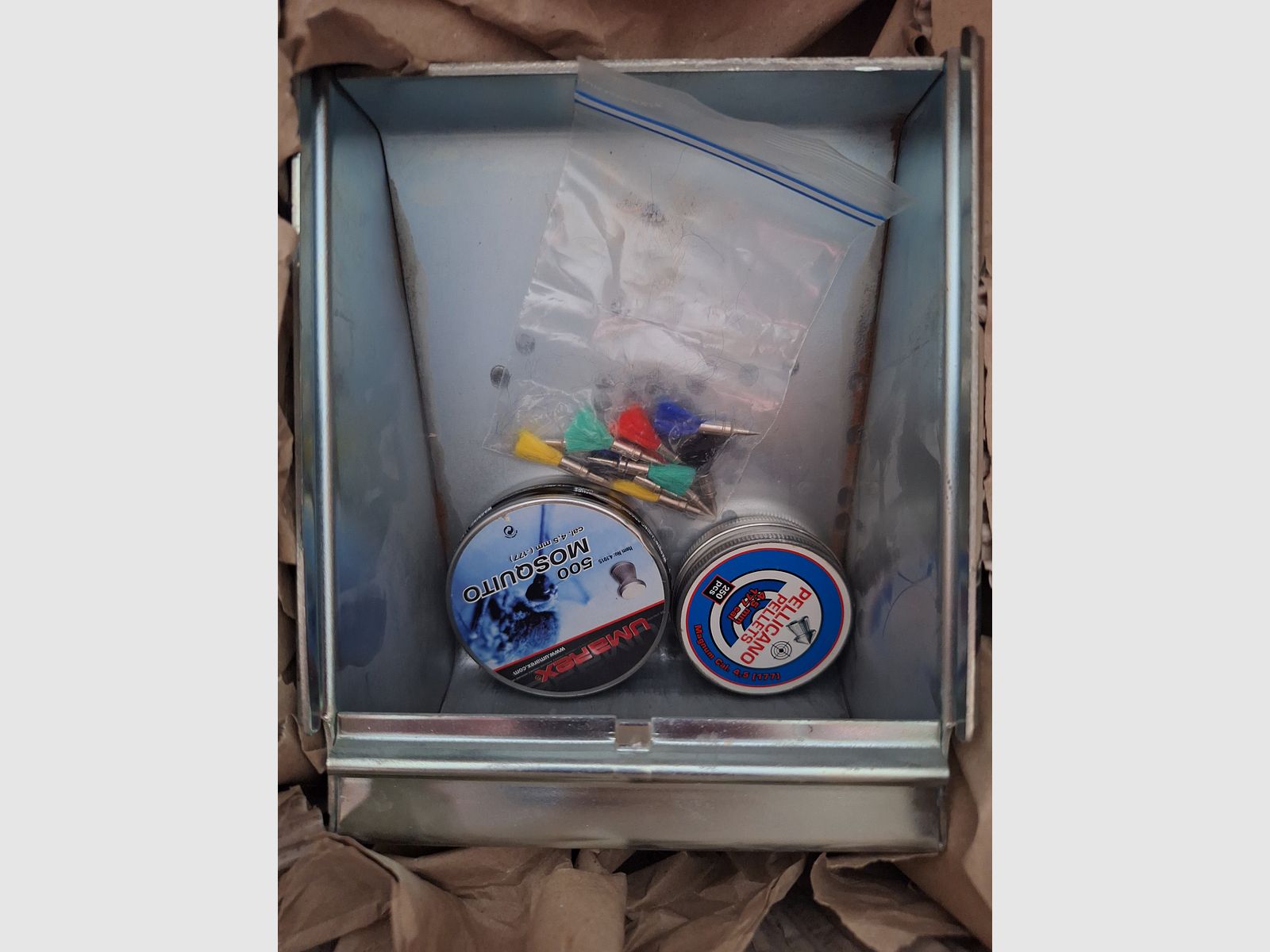 Luchtgeweer accessoireset: doelwitten, kogels, kogelvanger, afbeelding 1 van 2