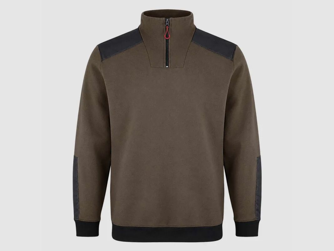 Felpa da uomo Cuzco marrone da M a 3XL, immagine 9 di 12