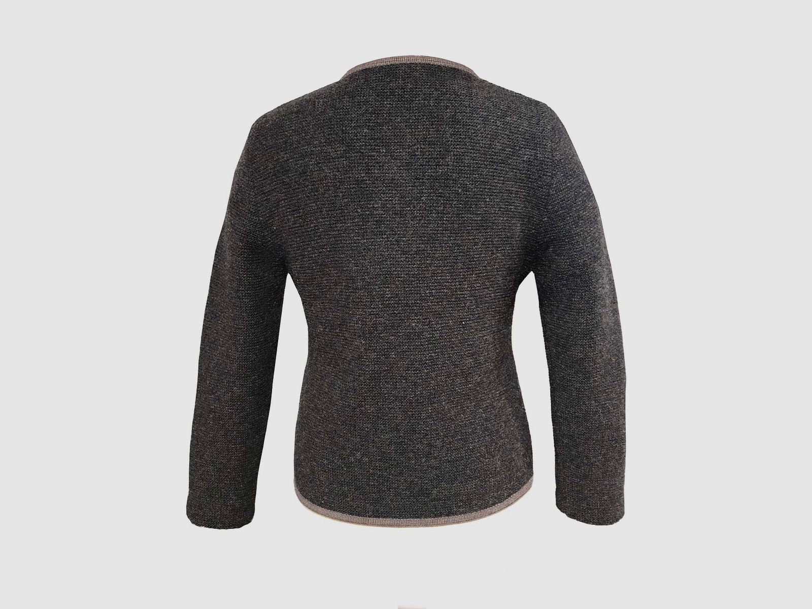Cárdigan Trachten para hombre Litzlfelder marrón