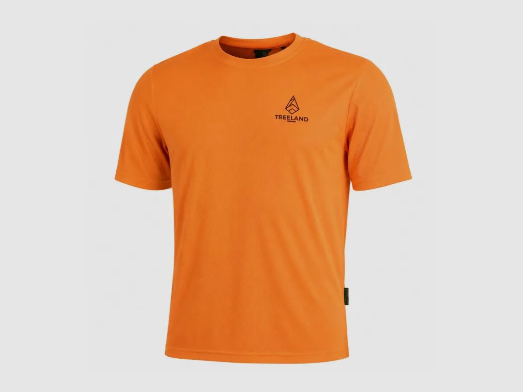 Treeland Orange Breathable Polyester T-Shirt, image 2 of 5