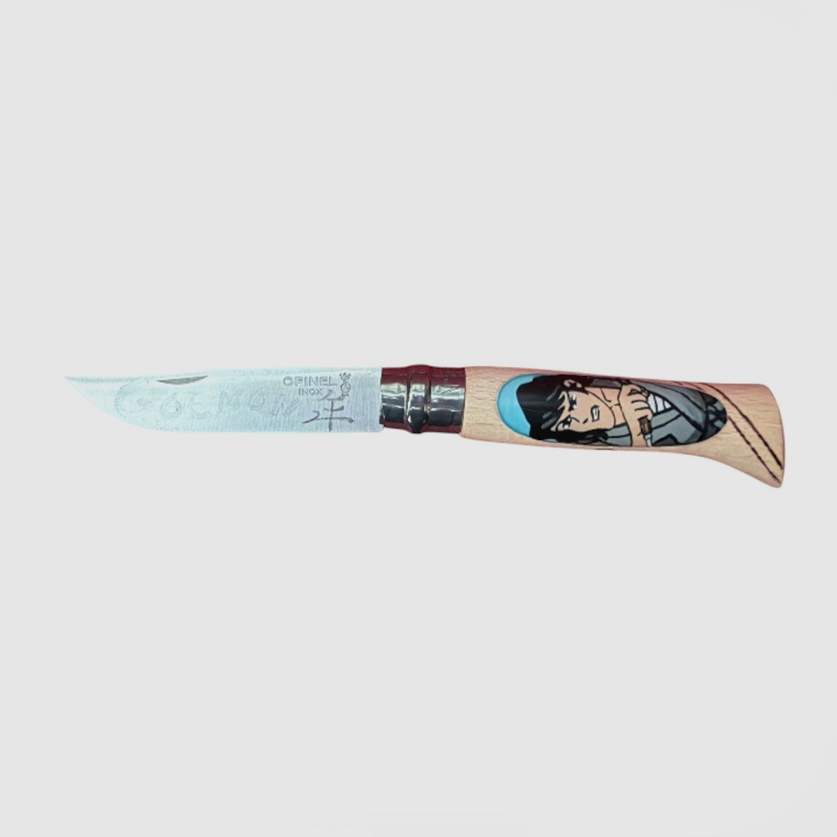 Couteau – OPINEL – N.8 INOX fabriqué à la main | GOEMON, image 1 sur 2