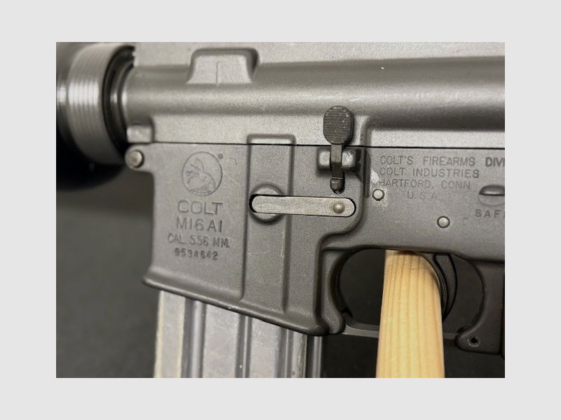 Colt M16 A1 originale, carabina semiautomatica simile all'AR15 calibro .223 molto rara