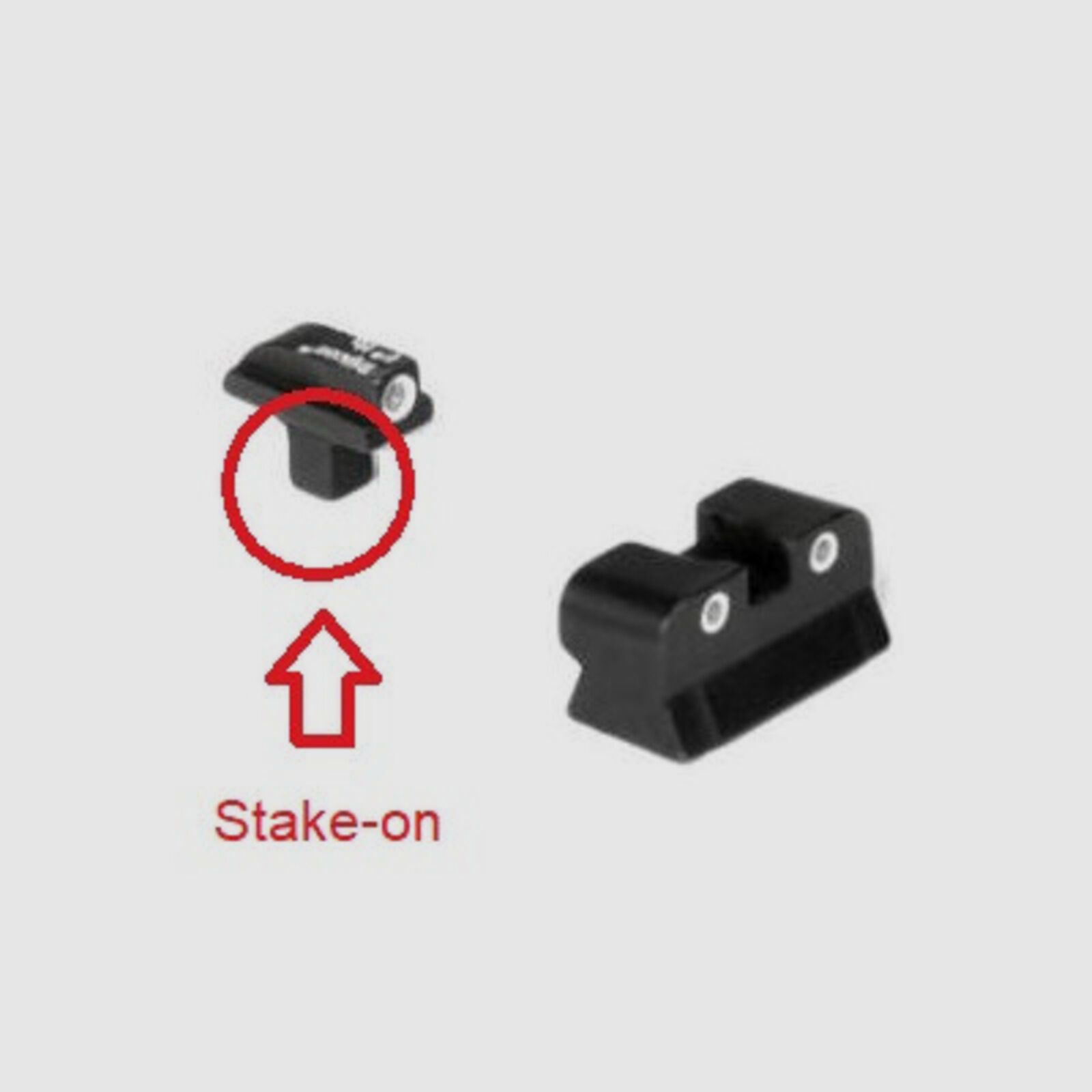 Trijicon N-Visier B&T Grün Colt Officers/PO