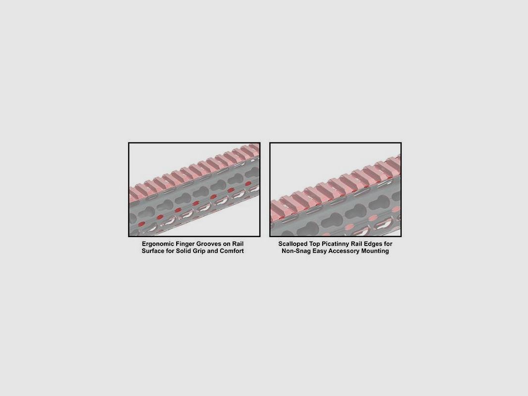 AR15 - Garde-main 15" 2 Couleurs Super Slim Free Float M-Lok, image 8 sur 11