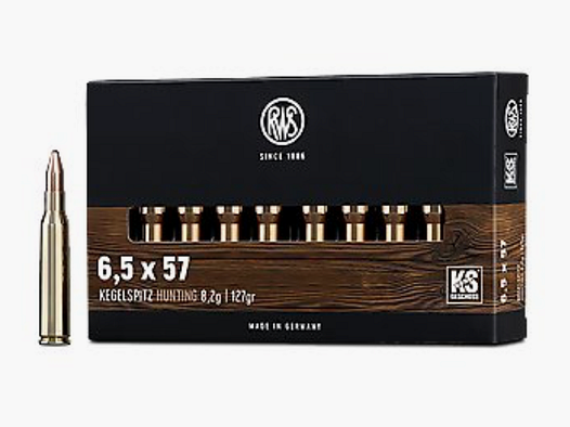 RWS 6,5x57 Point Conique KS 8,2 g 127 gr