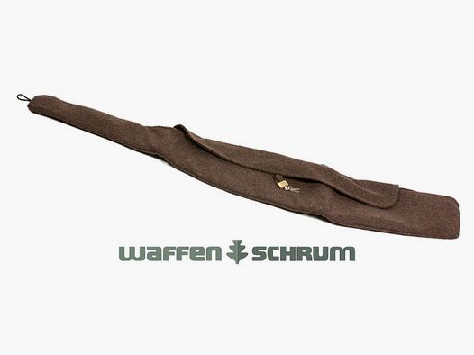 Knobloch jachtgeweer hoes vilt/loden 106cm - bruin met slot