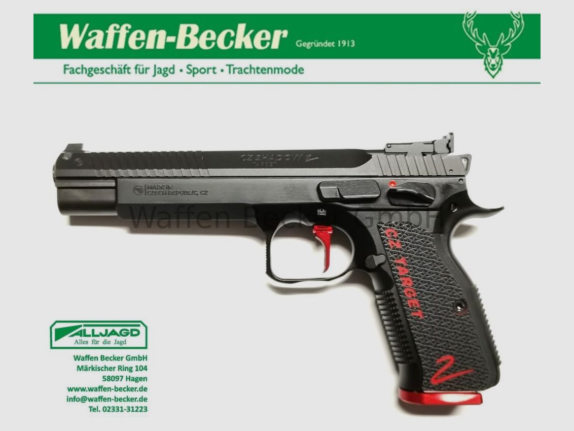 CZ CZ75 Shadow 2 Target 6" (Pistola sportiva) 9mm Luger, immagine 1 di 5
