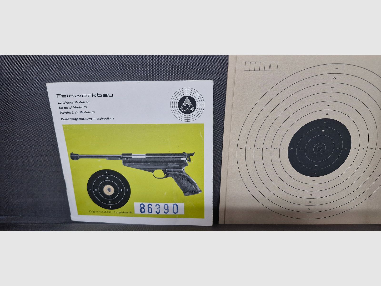 Feinwerkbau luchtpistool model 65