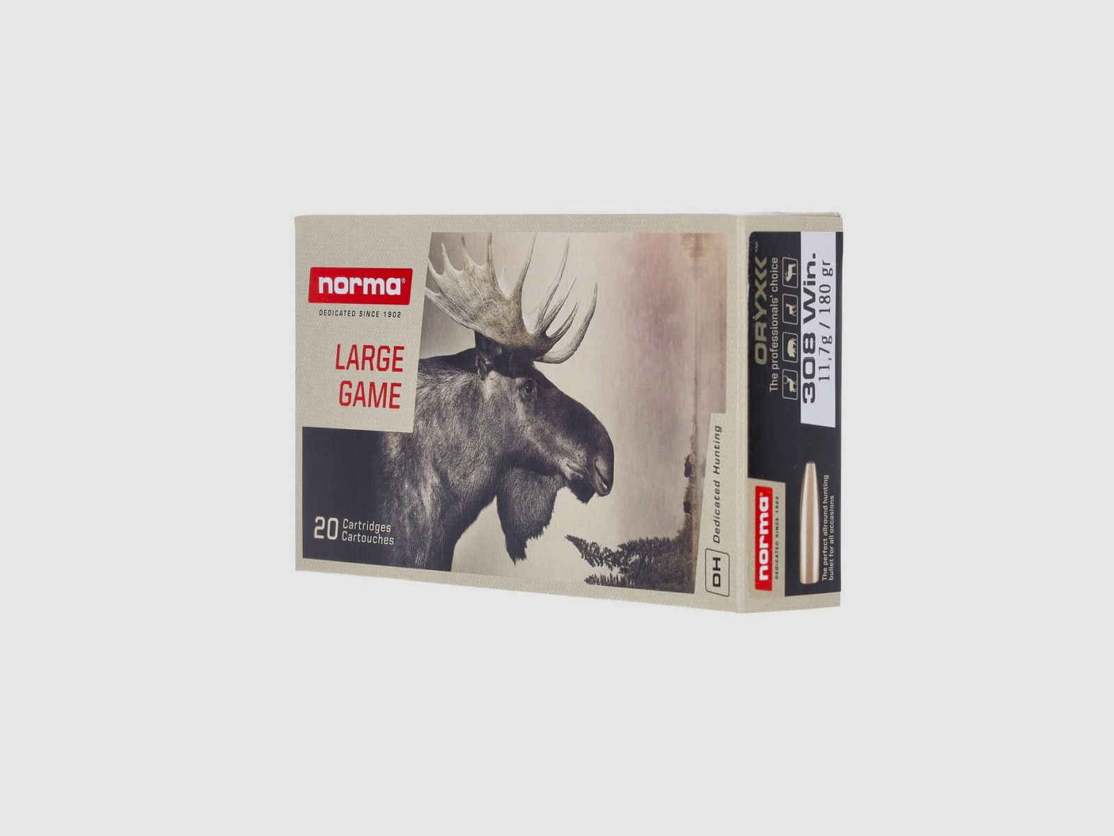 .308 Norma Mag. Oryx 180 gr. - 20 pcs.
