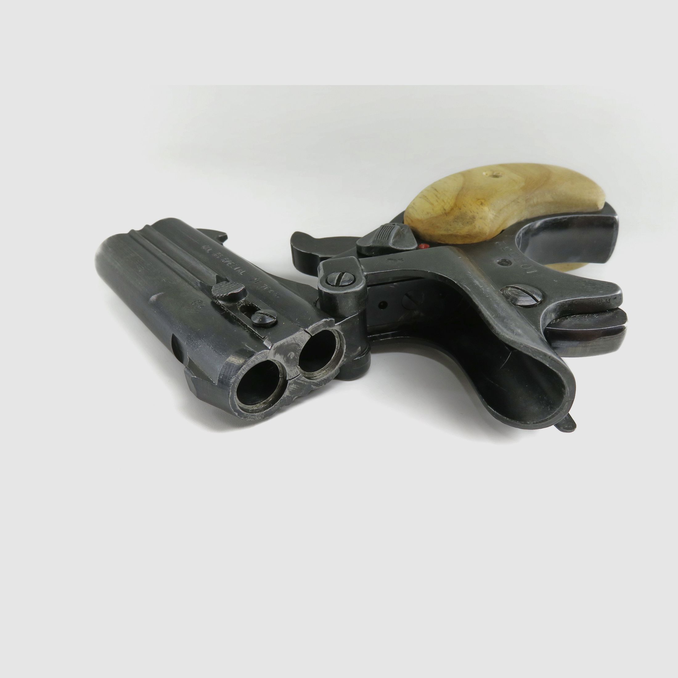 Doppelläufiger Derringer Röhm Modell RG 17 | Kaliber .38 Spezial | Deutscher Beschuss | Sammlerwaffe!