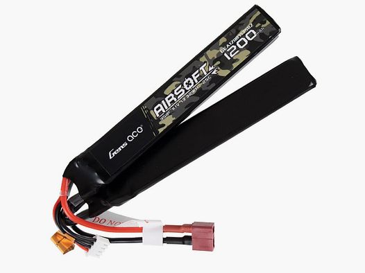 Gens Ace 111V 1200mAh 25C LiPo Dubbele Stick Type (T-Plug)