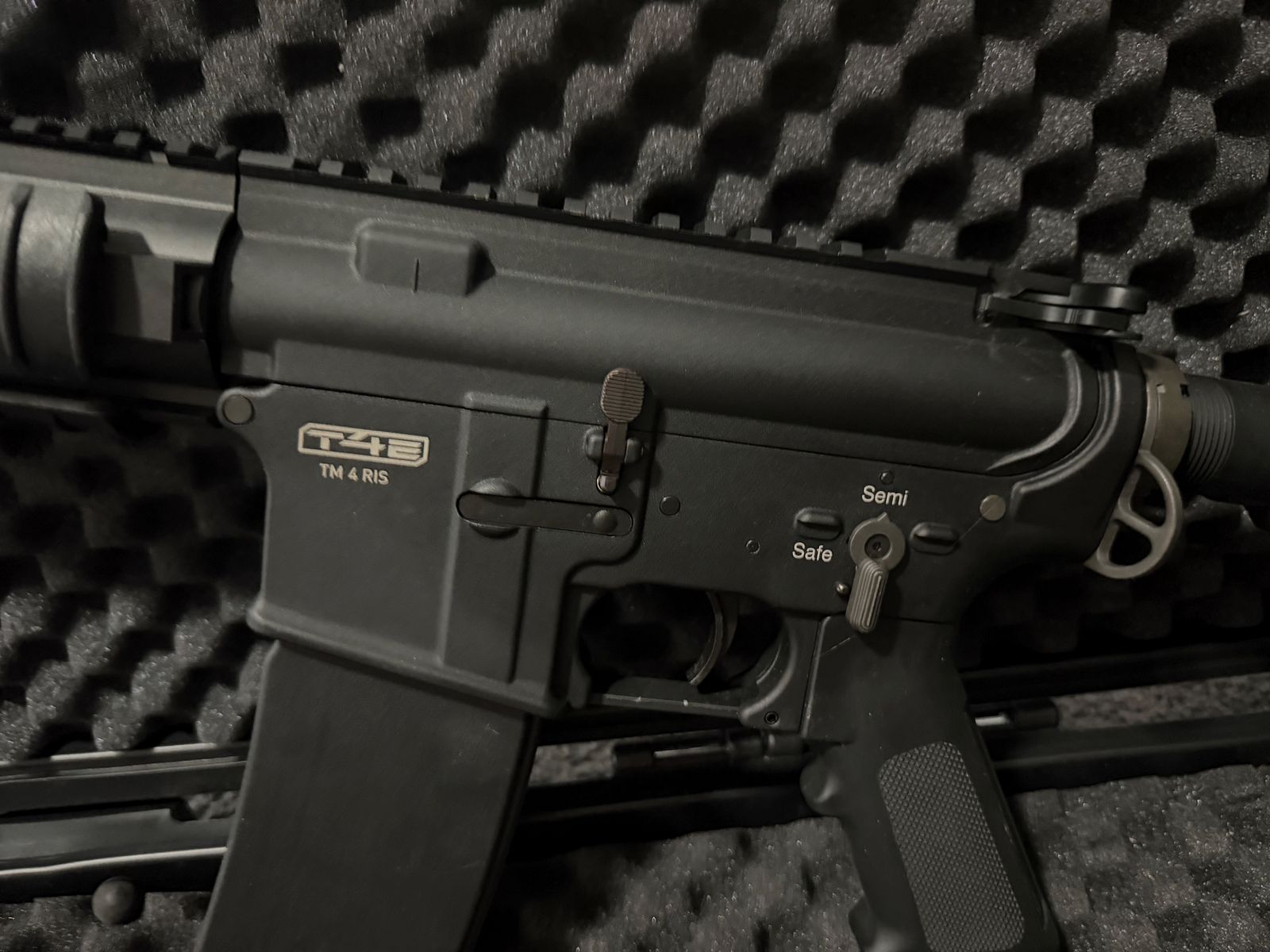 T4E TM4 RIS Paintball Umarex Kal. .43 - schwarz TOP, Bild 5 von 6