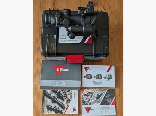 Trijicon ACOG LED 4x32 (Red Crosshair) met RMR RM06 3.25 MOA TA02-C-100558