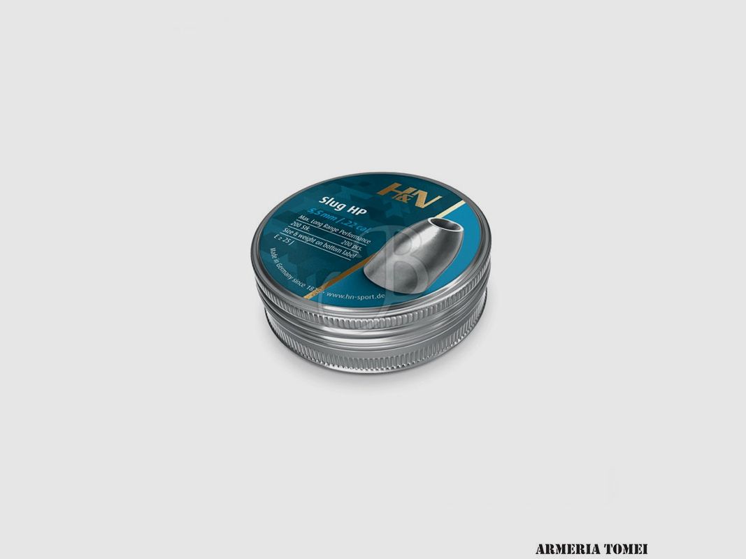 GESCHOSSE DRUCKLUFT – H&N DIABOLO SLUG HP 5.5MM .218 27GR >25J (CONF 200), Bild 1 von 2