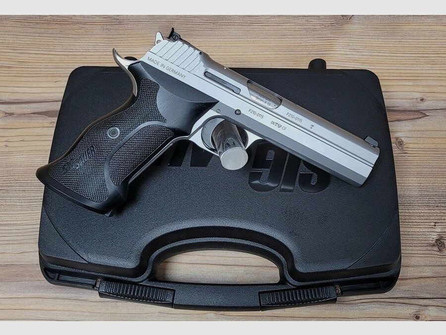 Sig Sauer P210 Super Target 5" Acero inoxidable - Mastershop HECHO EN ALEMANIA