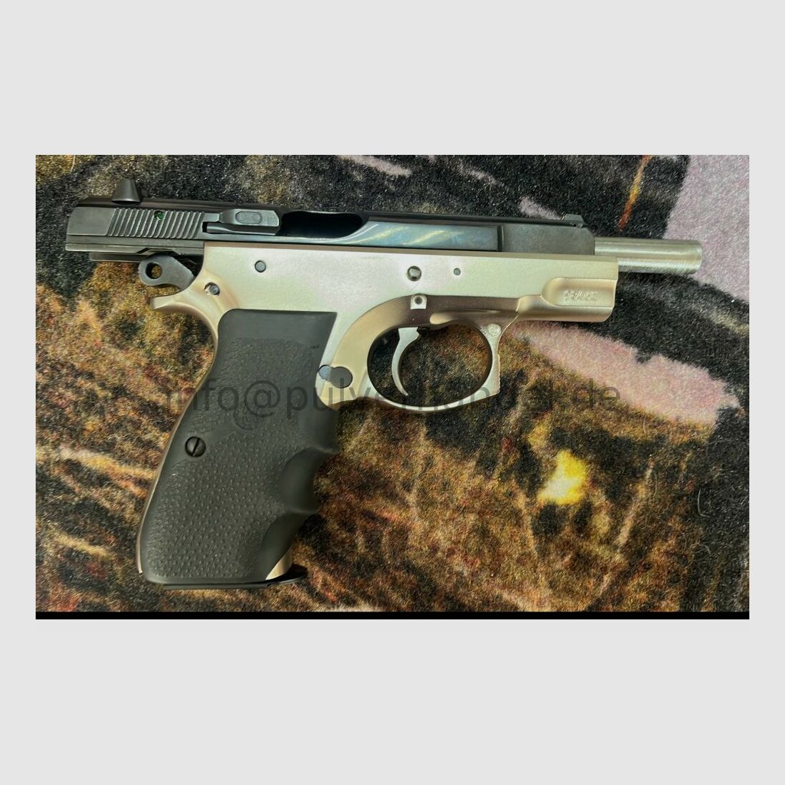 CZ75B BiColor Neuwertig 9mmLuger Bicolor & HOGUE Griff