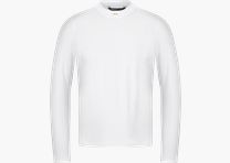 Herren Competition Langarmshirt Weiß Weiß XXL
