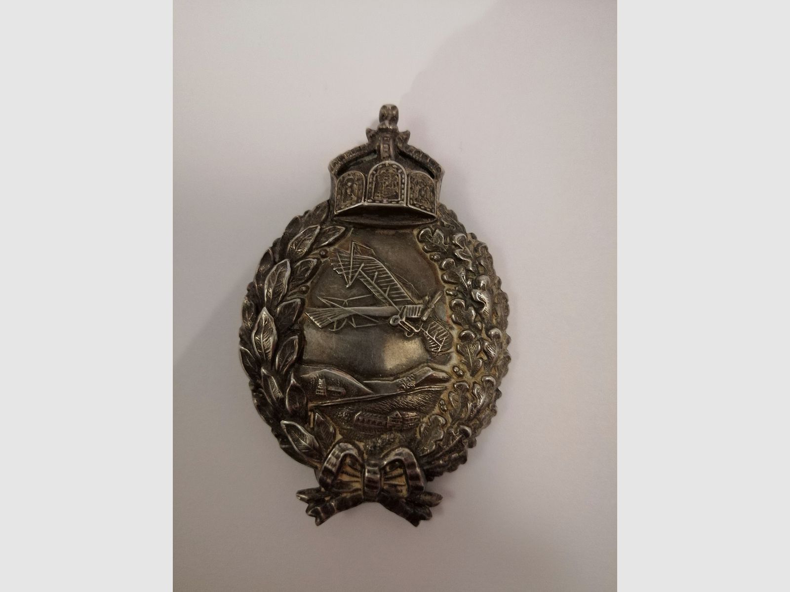 Brevet de Pilote Prussien Modèle 1913 – 1914-1918/ Prussian Pilot Badge WW1, image 2 sur 14