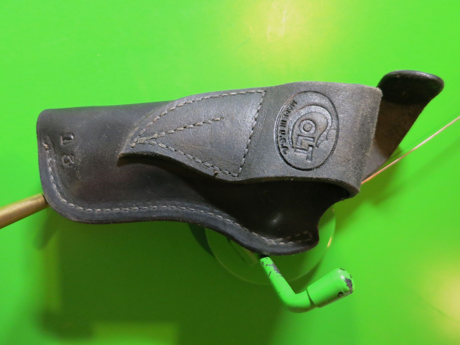 Pistolen/Revolver-Holster COLT Made in U.S.A., Nr. 13, Gürtelholster, Taschenpistole