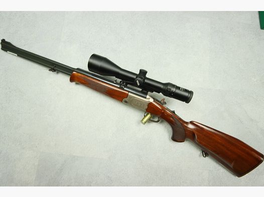 Merkel hand-spanner including Meopta ZF B4 double rifle mountain rifle