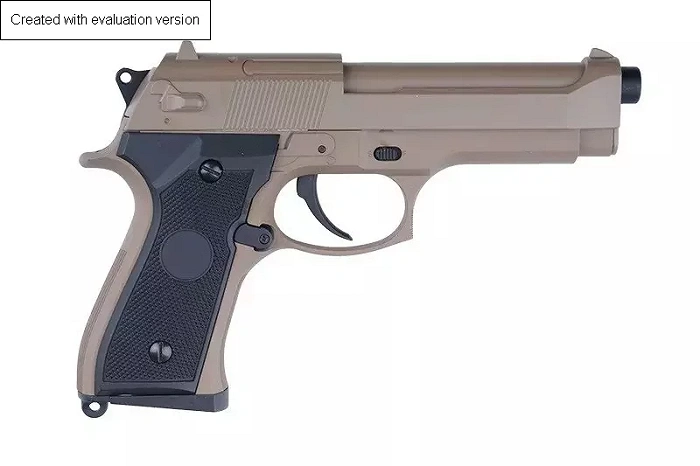 Pistolet ASG CYMA CM126 - tan (Bez Akumulatora), zdjęcie 9 z 18