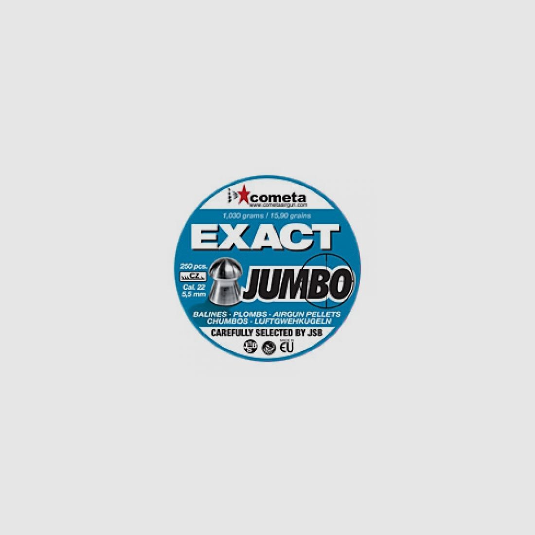 Diabolos JSB Exact Jumbo – Kaliber 5,52 mm (250 Stk.), Bild 1 von 2