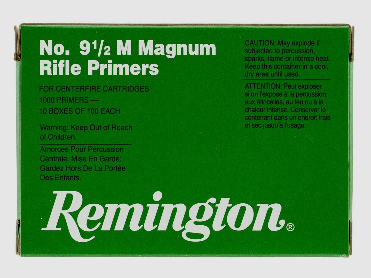 Pernos Remington 9 1/2 Large Rifle Magnum 1000 piezas