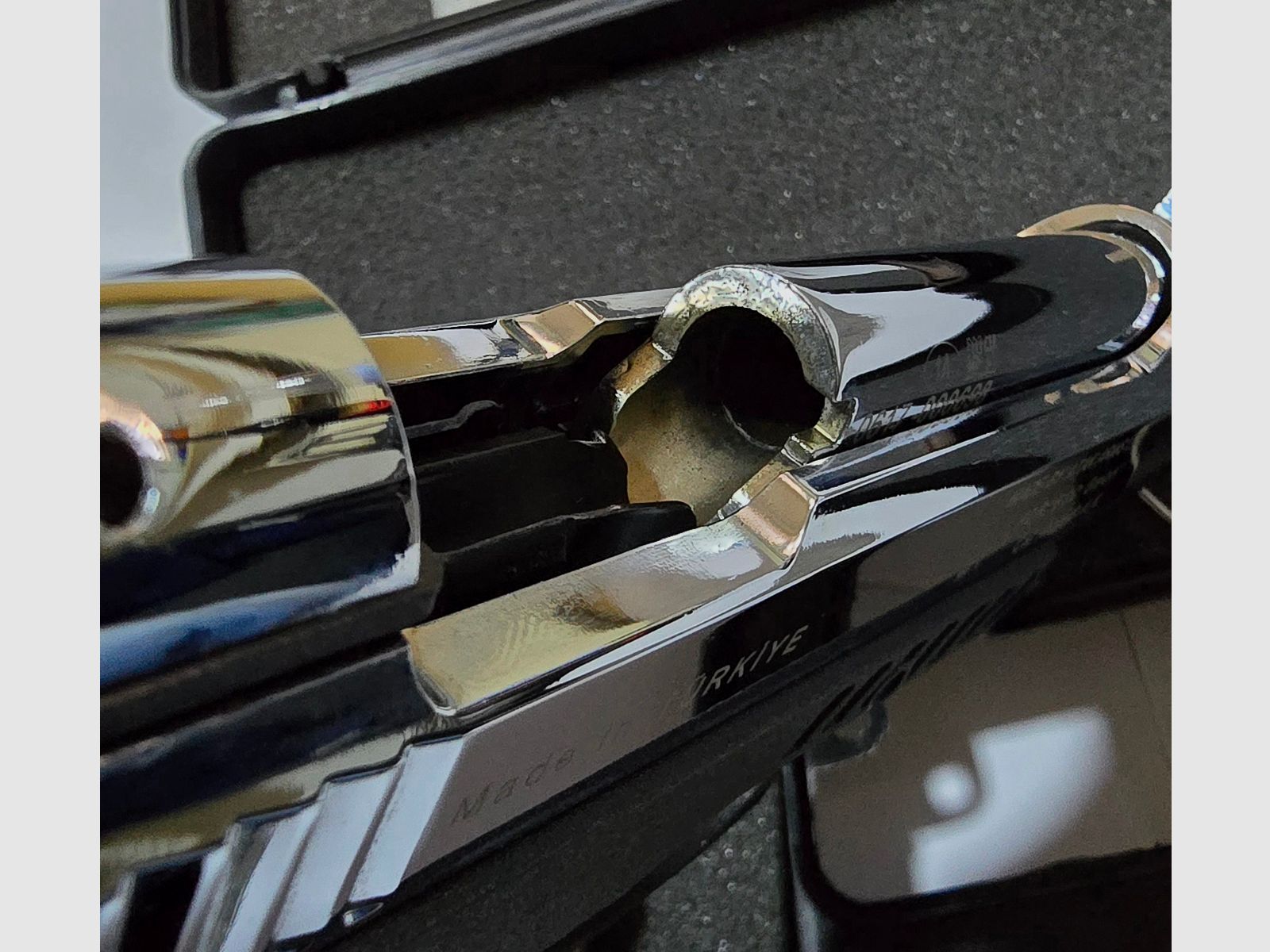 Zoraki 918 Chrome 9mm PAK Schreckschuss antiguo PTB 965 raro