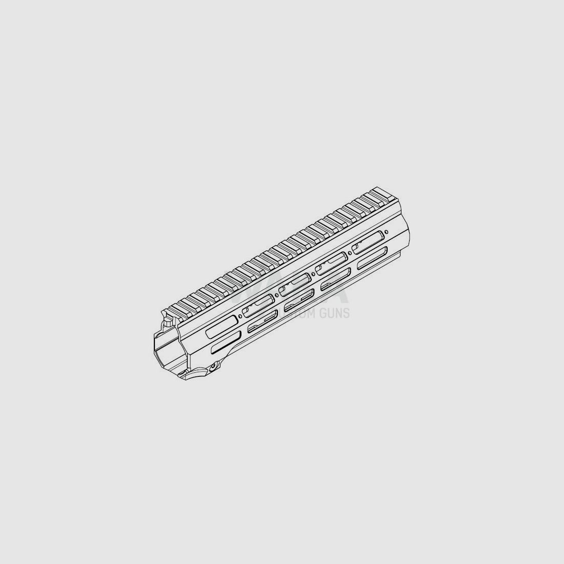 B&T M-Lock protection des mains pour HK416 / MR223 (11")