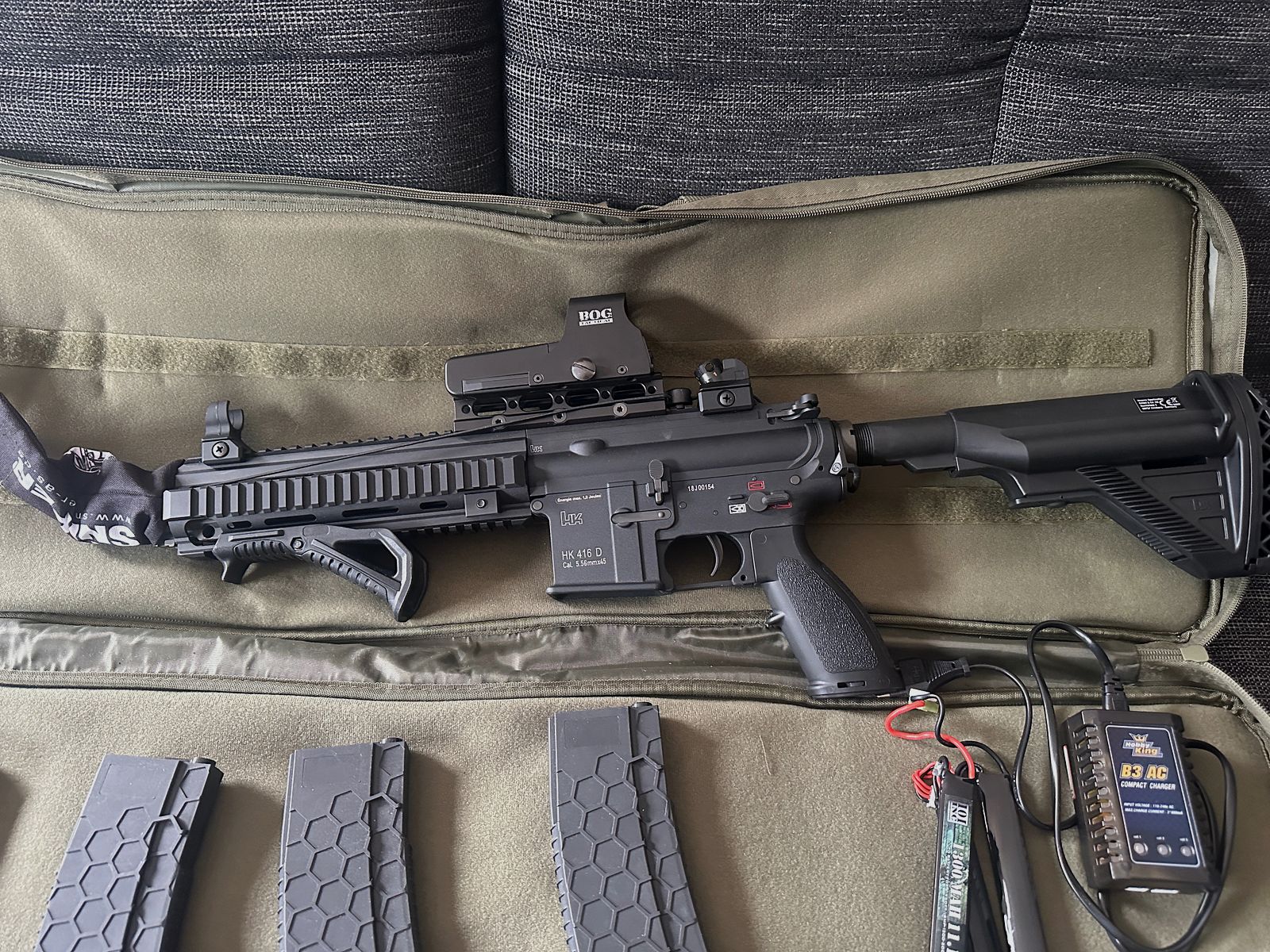 Umarex HK 416D CQB S-AEG  Einsteigerset 1,3J Vollmetall