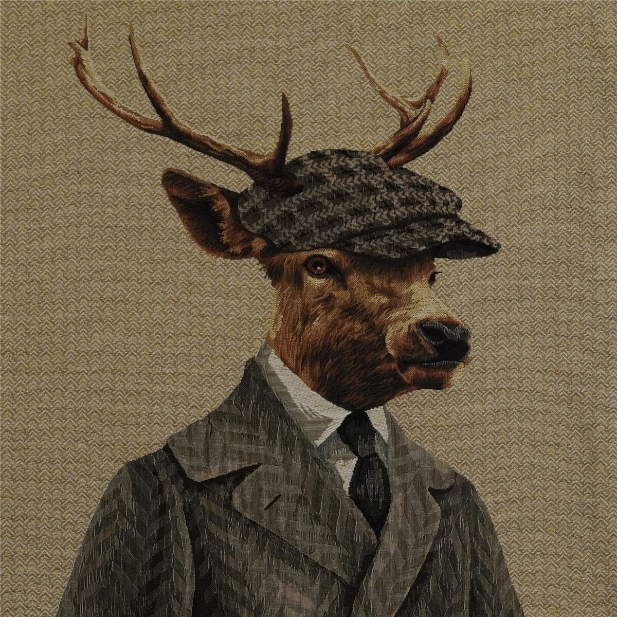 Lovergreen cushion motif cushion deer with hat