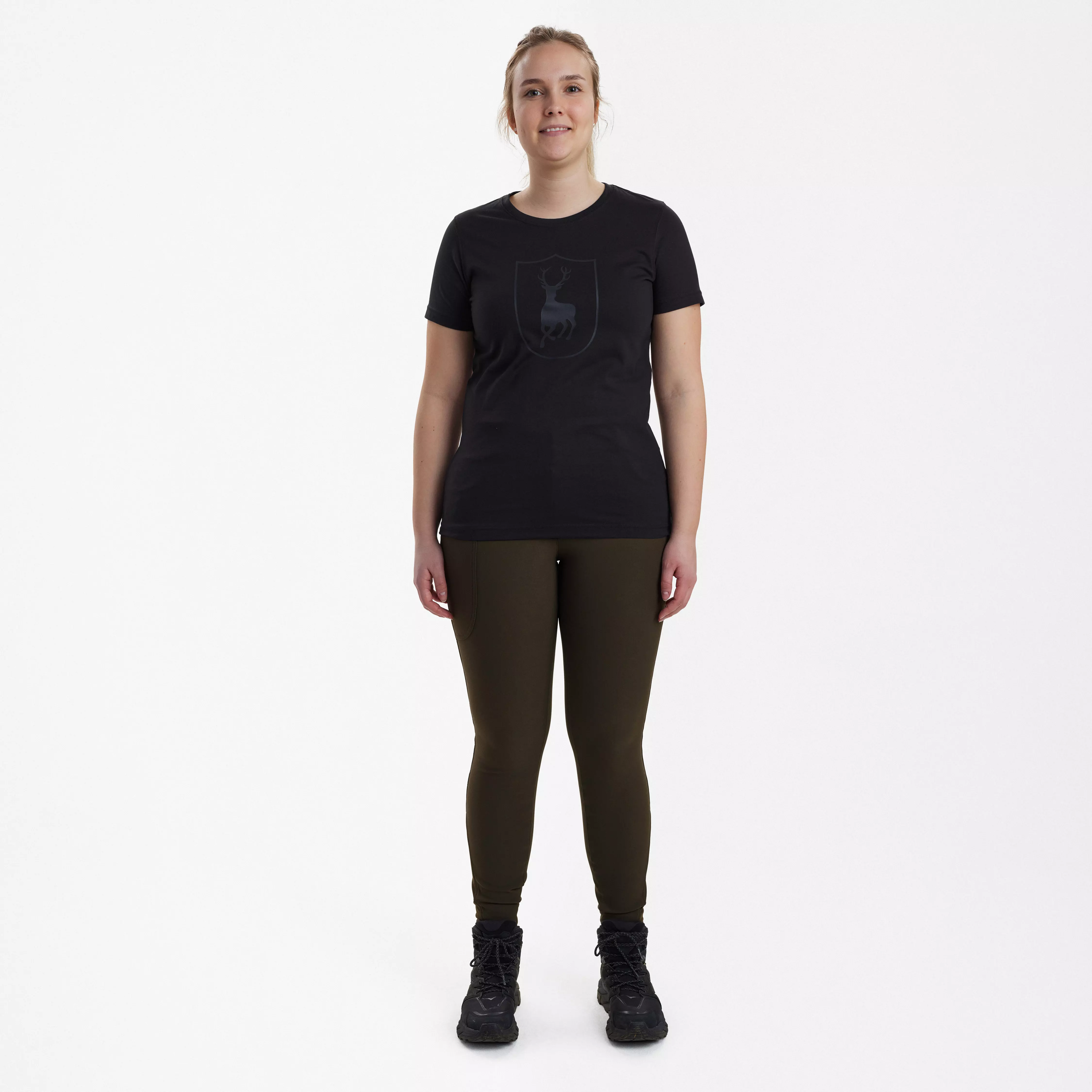 Lady Logo T-shirt - Noir, image 3 sur 5