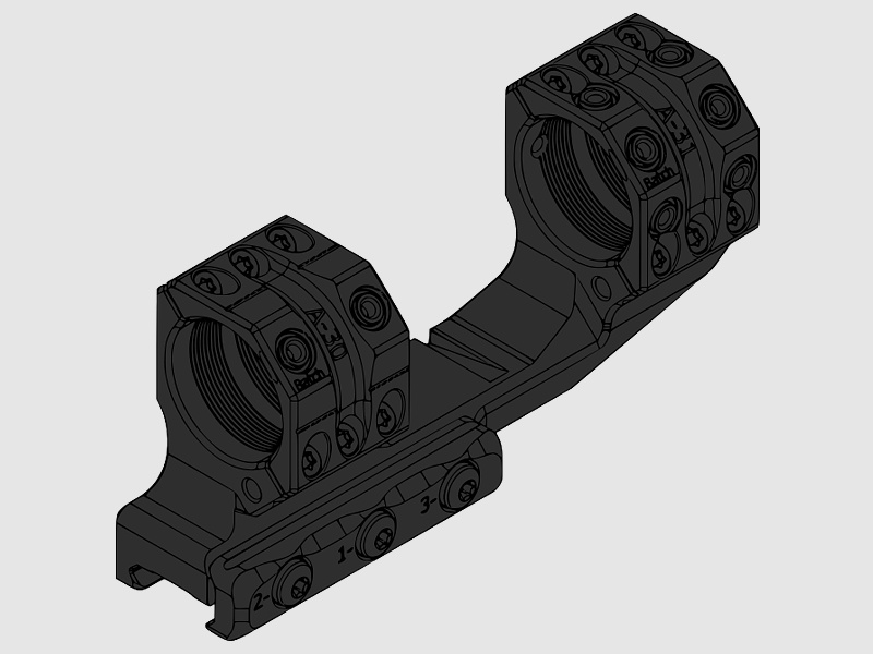 Spuhr block assembly 30 Gen3 H 38 / 23 mm OMIL PIC cantilever