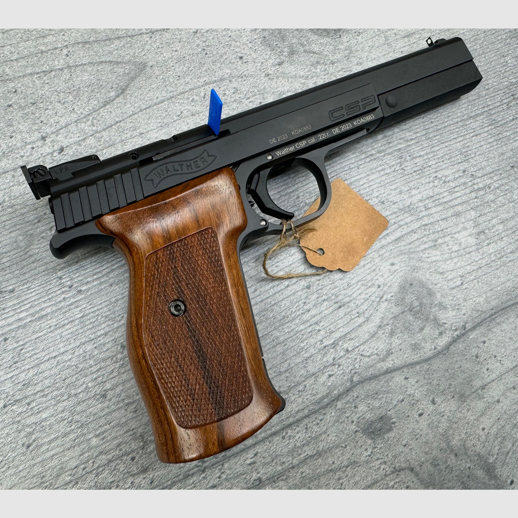 Vorführwaffe Carl WALTHER CSP Dynamic .22lr einstellbarer Matchabzug Sportpistole