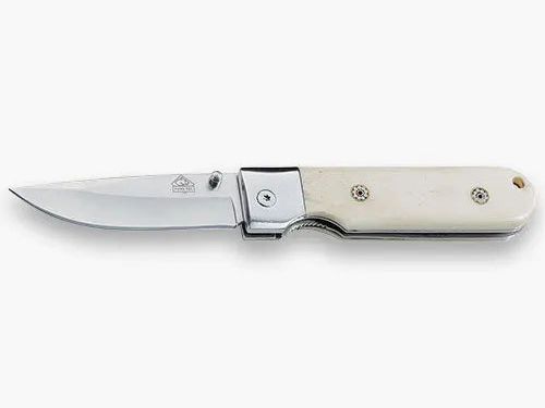 PUMA TEC Einhandmesser (liner lock knochen/Edelstahl)