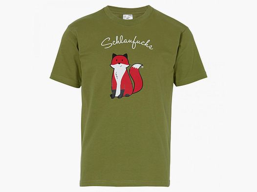 T-Shirt "Schlaufuchs" Kinder (Oliv)