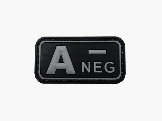 Morale Patch GRUPPO SANGUIGNO A- NEG