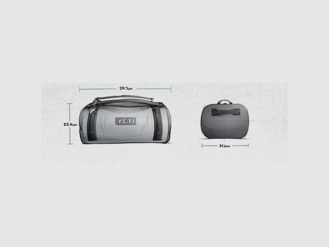 Yeti Reisetasche Panga 50 Storm Gray
