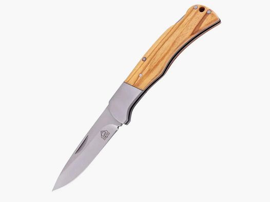 Cuchillo de bolsillo PUMA TEC, madera de olivo