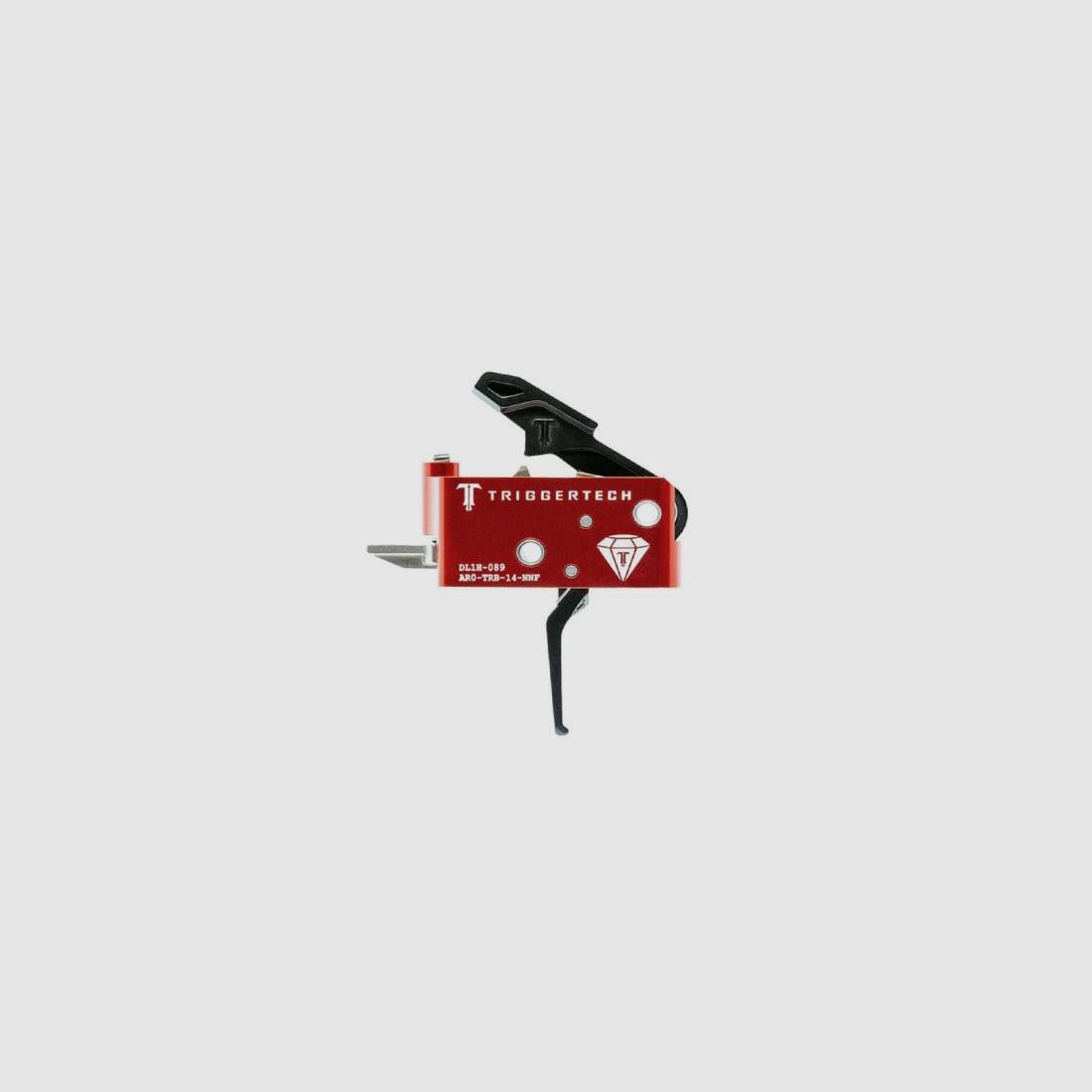 TRIGGERTECH AR15 Diamond Flat Trigger Two Stage, gerades Züngel