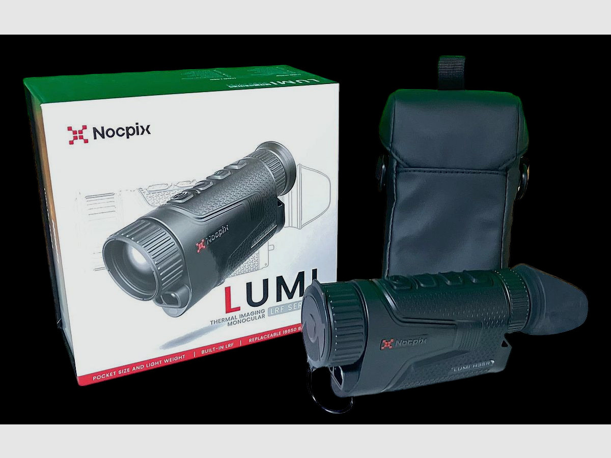 Vorführer zum Sonderpreis !  NocPix Lumi H35R Kompakte Wärmebildkamera mit Laserentfernungsmesser