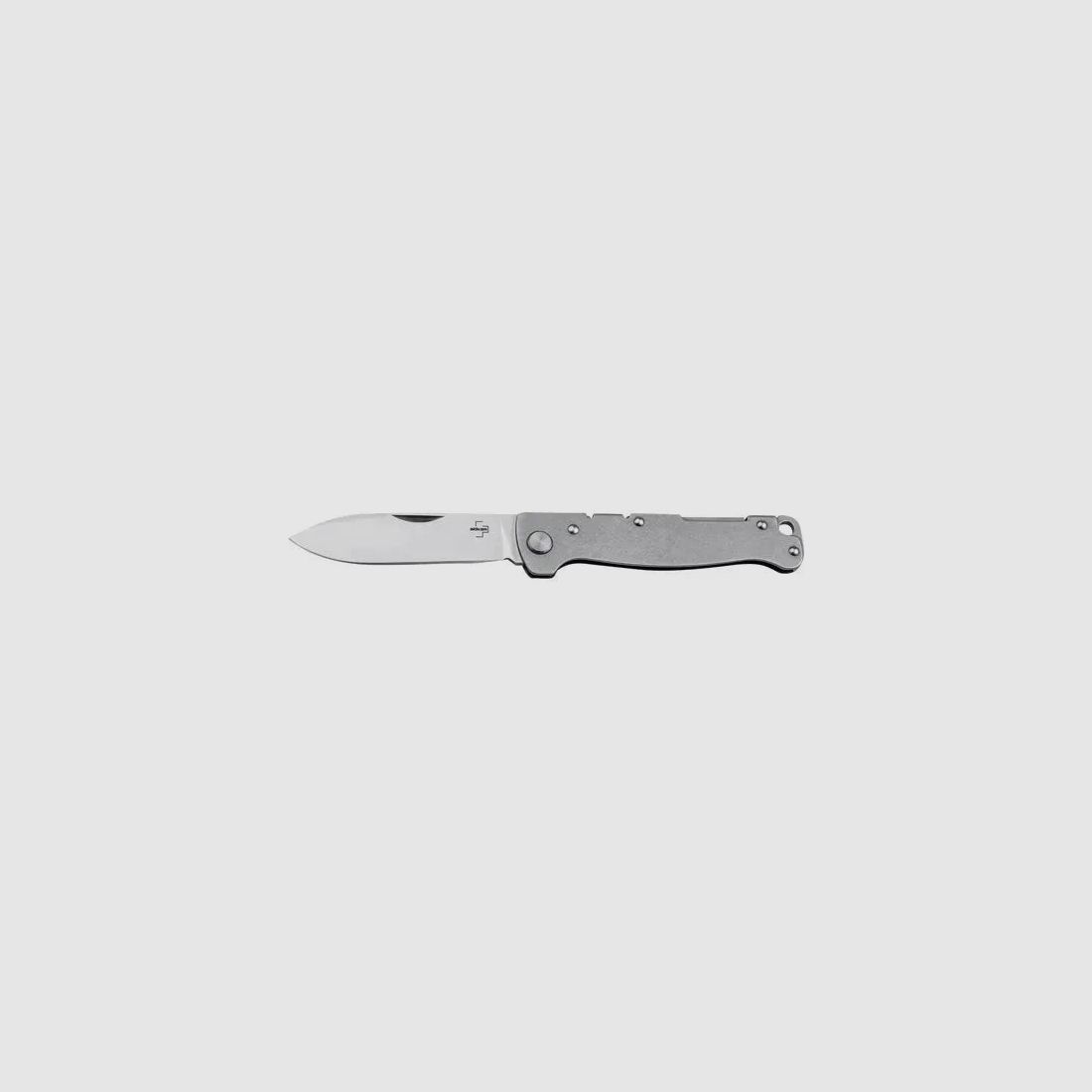 Böker plus Böker Plus Taschenmesser Atlas Backlock Droppoint silberfarben